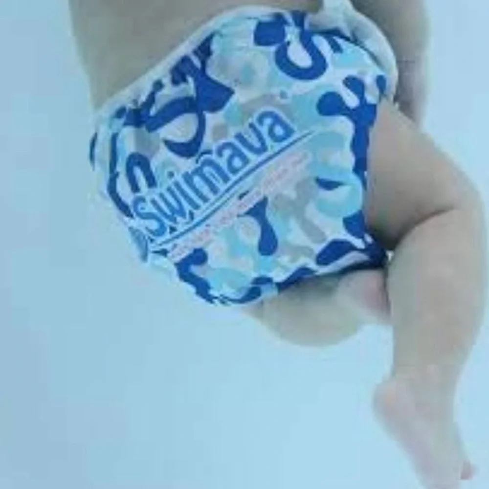 💞 New Swimava Baby Size 0-24 Months Reusable & Adjustable Cloth Swim Diaper